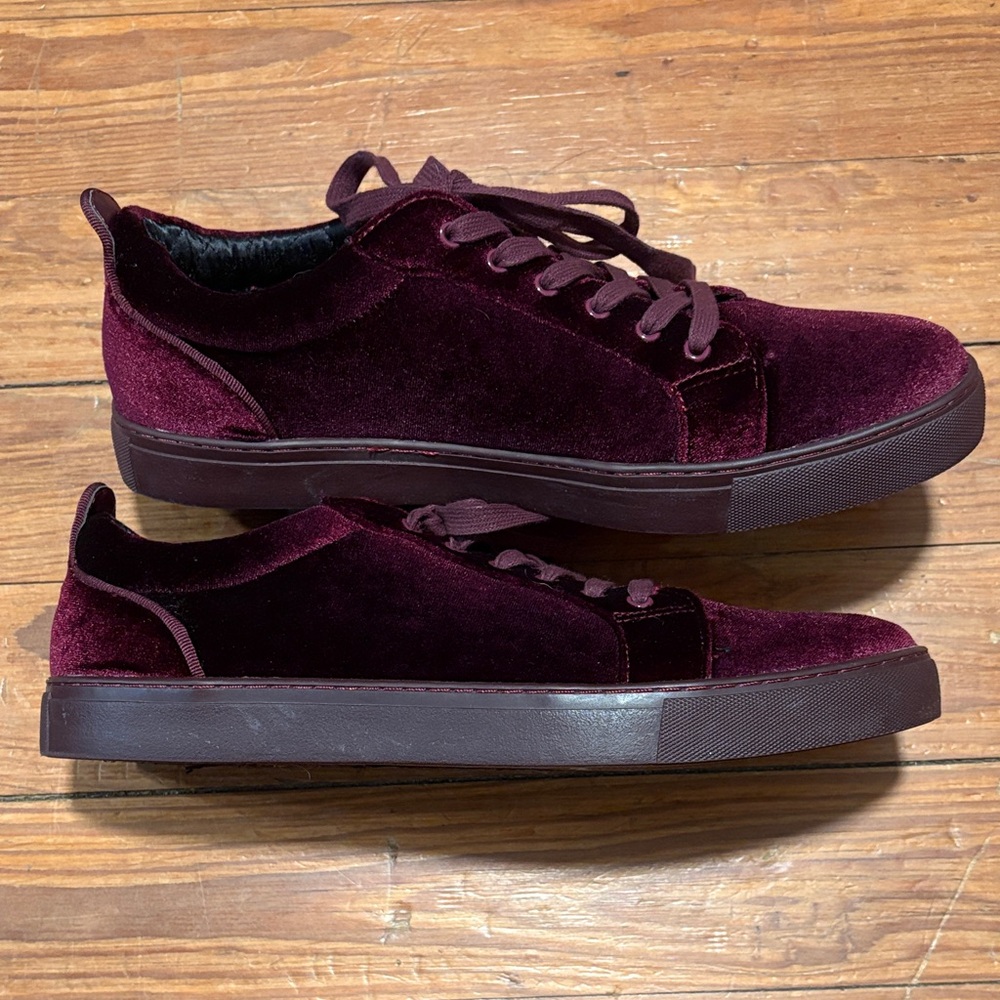 Steve Madden Velvet Sneakers Men’s 11 - Picture 7 of 8